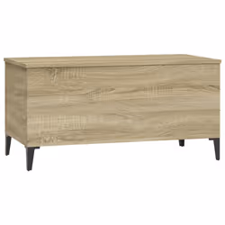 vidaXL Coffee Table Engineered Wood Side Table Multi Colours 60/90x44.5x45 cm - sonoma oak - Additional view 5