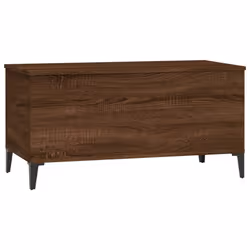 vidaXL Coffee Table Engineered Wood Side Table Multi Colours 60/90x44.5x45 cm - brown oak - Additional view 5