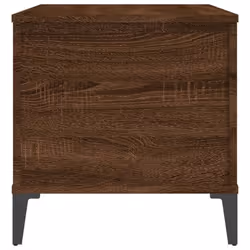 vidaXL Coffee Table Engineered Wood Side Table Multi Colours 60/90x44.5x45 cm - brown oak - Additional view 7