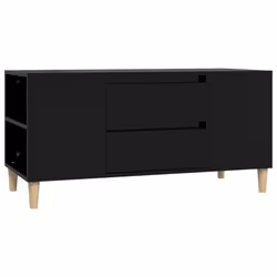 VidaXL 819597, Black, Wood, Wood, 1020 mm, 445 mm, 500 mm
