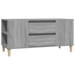 vidaXL TV Cabinet Engineered Wood Stereo HiFi Console TV Stand Multi Colours - grey sonoma