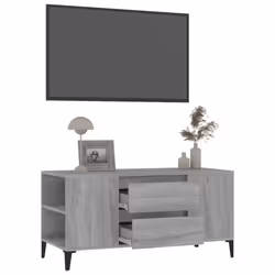 vidaXL TV Cabinet Engineered Wood TV Console Media HiFi Cabinet Multi Colours - grey sonoma - Additional view 4
