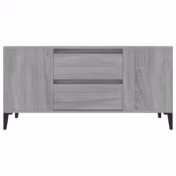 vidaXL TV Cabinet Engineered Wood TV Console Media HiFi Cabinet Multi Colours - grey sonoma - Additional view 5