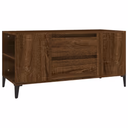 vidaXL TV Cabinet Engineered Wood TV Console Media HiFi Cabinet Multi Colours - brown oak