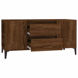 vidaXL TV Cabinet Engineered Wood TV Console Media HiFi Cabinet Multi Colours - brown oak - Additional view 6