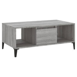 vidaXL Coffee Table Engineered Wood Home Side Accent End Table Multi Colours - grey sonoma