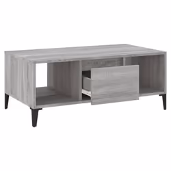 vidaXL Coffee Table Engineered Wood Home Side Accent End Table Multi Colours - grey sonoma - Additional view 5