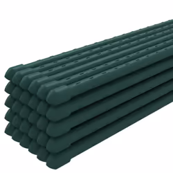 vidaXL 30x Garden Plant Stakes Green Steel Garden Flower Support Multi Sizes - 90 cm