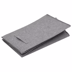 vidaXL Foldable Laundry Hamper Grey Faux Linen Fabric Sorter Bin Multi Sizes - 51 x 34.5 x 59 cm - Additional view 6