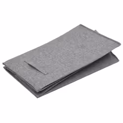 vidaXL Foldable Laundry Hamper Grey Faux Linen Fabric Sorter Bin Multi Sizes - 64.5 x 34.5 x 59 cm - Additional view 6