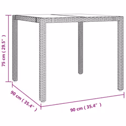 VidaXL 319550 outdoor table Beige - Additional view 6