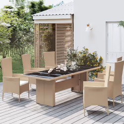 VidaXL 319557 outdoor table Beige