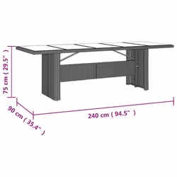 VidaXL 319557 outdoor table Beige - Additional view 7