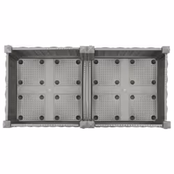 vidaXL Raised Bed Polypropylene Garden Planter Pot Planting Box Flower Pot - light grey, 80 x 40 x 23 cm - Additional view 5