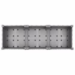 vidaXL Raised Bed Polypropylene Garden Planter Pot Planting Box Flower Pot - light grey, 120 x 40 x 23 cm - Additional view 5
