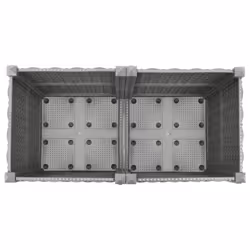 vidaXL Raised Bed Polypropylene Garden Planter Pot Planting Box Flower Pot - light grey, 80 x 40 x 38 cm - Additional view 5
