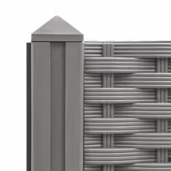 vidaXL Raised Bed Polypropylene Garden Planter Pot Planting Box Flower Pot - light grey, 120 x 40 x 71 cm - Additional view 4