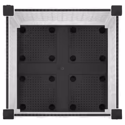vidaXL Raised Bed Polypropylene Garden Planter Pot Planting Box Flower Pot - white, 40 x 40 x 23 cm - Additional view 4
