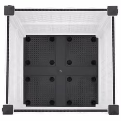 vidaXL Raised Bed Polypropylene Garden Planter Pot Planting Box Flower Pot - white, 40 x 40 x 38 cm - Additional view 4