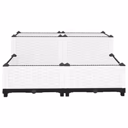 cm) vidaXL Raised Bed Polypropylene Garden Planter Pot Planting Box Flower Pot - 80 x 80 x (23-38 - Additional view 6