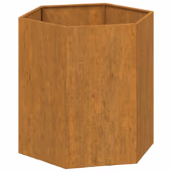 vidaXL Planter Garden Raised Bed Outdoor Pot Plant Stand Rusty Corten Steel - 40 x 40 x 45 cm