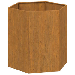 vidaXL Planter Garden Raised Bed Outdoor Pot Plant Stand Rusty Corten Steel - 40 x 40 x 45 cm