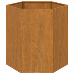 vidaXL Planter Garden Raised Bed Outdoor Pot Plant Stand Rusty Corten Steel - 40 x 40 x 45 cm - Additional view 4