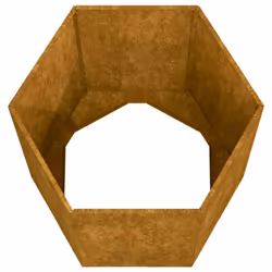 vidaXL Planter Garden Raised Bed Outdoor Pot Plant Stand Rusty Corten Steel - 40 x 40 x 45 cm - Additional view 6