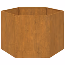 vidaXL Planter Garden Raised Bed Outdoor Pot Plant Stand Rusty Corten Steel - 60 x 60 x 45 cm - Additional view 4