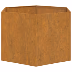 vidaXL Planter Garden Raised Bed Outdoor Pot Plant Stand Rusty Corten Steel - 60 x 60 x 45 cm - Additional view 5