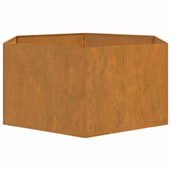 vidaXL Planter Garden Raised Bed Outdoor Pot Plant Stand Rusty Corten Steel - 90 x 90 x 45 cm - Additional view 5