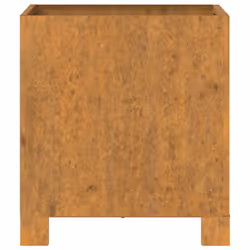 vidaXL Planters Garden Raised Bed Planter Pot with Legs Rusty Corten Steel - 32 x 30 x 33 cm/ 1 pcs - Additional view 6