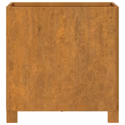 vidaXL Planters Garden Raised Bed Planter Pot with Legs Rusty Corten Steel - 42 x 40 x 43 cm/ 2 pcs - Additional view 5