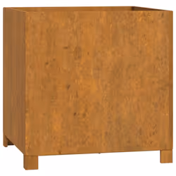 vidaXL Planters Garden Raised Bed Planter Pot with Legs Rusty Corten Steel - 49 x 47 x 50 cm/ 2 pcs - Additional view 4