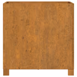 vidaXL Planters Garden Raised Bed Planter Pot with Legs Rusty Corten Steel - 49 x 47 x 50 cm/ 2 pcs - Additional view 5
