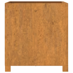 vidaXL Planters Garden Raised Bed Planter Pot with Legs Rusty Corten Steel - 49 x 47 x 50 cm/ 2 pcs - Additional view 6
