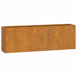 vidaXL Wall Planters Decor Hanging Flower Plant Pot 2 pcs Rusty Corten Steel - Additional view 6