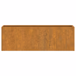 vidaXL Wall Planters Decor Hanging Flower Plant Pot 2 pcs Rusty Corten Steel - Additional view 7