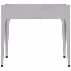 vidaXL 2x Garden Planters Galvanised Steel Patio Raised Bed Outdoor Flower Pot - Additional view 5
