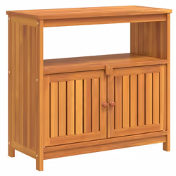 vidaXL Garden Console Table Outdoor Side Table Patio Dining Tea Coffee Table - 80 x 35 x 75 cm
