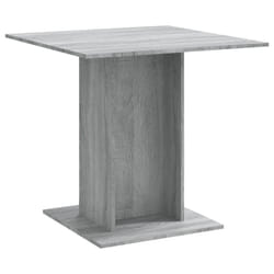vidaXL Dining Table Kitchen Dinner Table Dining Room Table Engineered Wood - grey sonoma