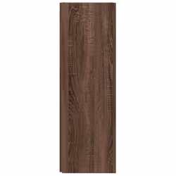 vidaXL Corner Cabinet Rack Standing Shelf Storage Cabinet Engineered Wood - brown oak, 33 x 33 x 100 cm - Additional view 5