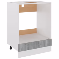 vidaXL Kitchen Cabinet Home Storage Shelf Organiser Cupboard Engineered Wood - grey sonoma