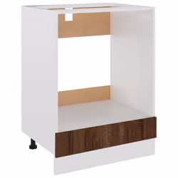 vidaXL Kitchen Cabinet Home Storage Shelf Organiser Cupboard Engineered Wood - brown oak