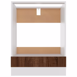 vidaXL Kitchen Cabinet Home Storage Shelf Organiser Cupboard Engineered Wood - brown oak - Additional view 4
