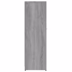 vidaXL Bathroom Cabinet Cupboard Storage Rack Washer Shelf Engineered Wood - grey sonoma - Additional view 6