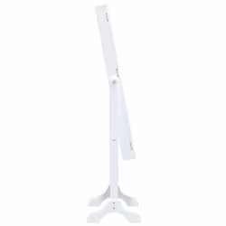 vidaXL Free-Standing Mirror Makeup Mirror Bedroom Full Length Vanity Mirror - white - Additional view 5