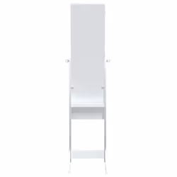 vidaXL Free-Standing Mirror Makeup Mirror Bedroom Full Length Vanity Mirror - white - Additional view 6