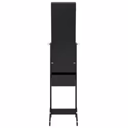 vidaXL Free-Standing Mirror Makeup Mirror Bedroom Full Length Vanity Mirror - black - Additional view 6