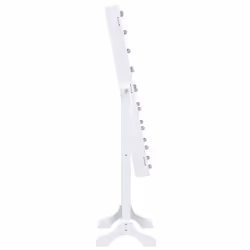 vidaXL Free-Standing Mirror Makeup Mirror with LED Full Length Vanity Mirror - white - Additional view 9